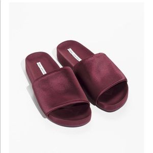& Other Stories Satin Slides